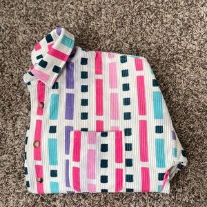 Colorful Geometric Button Down Shirt